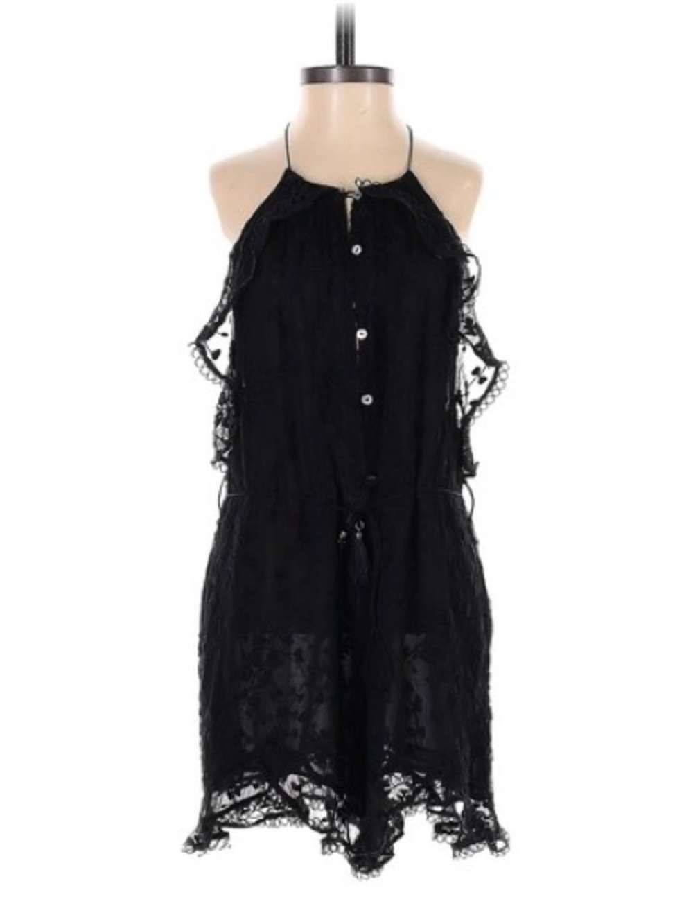 Zimmermann Black Lace romper